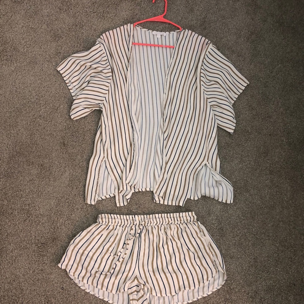 Kimono and Shorts Set